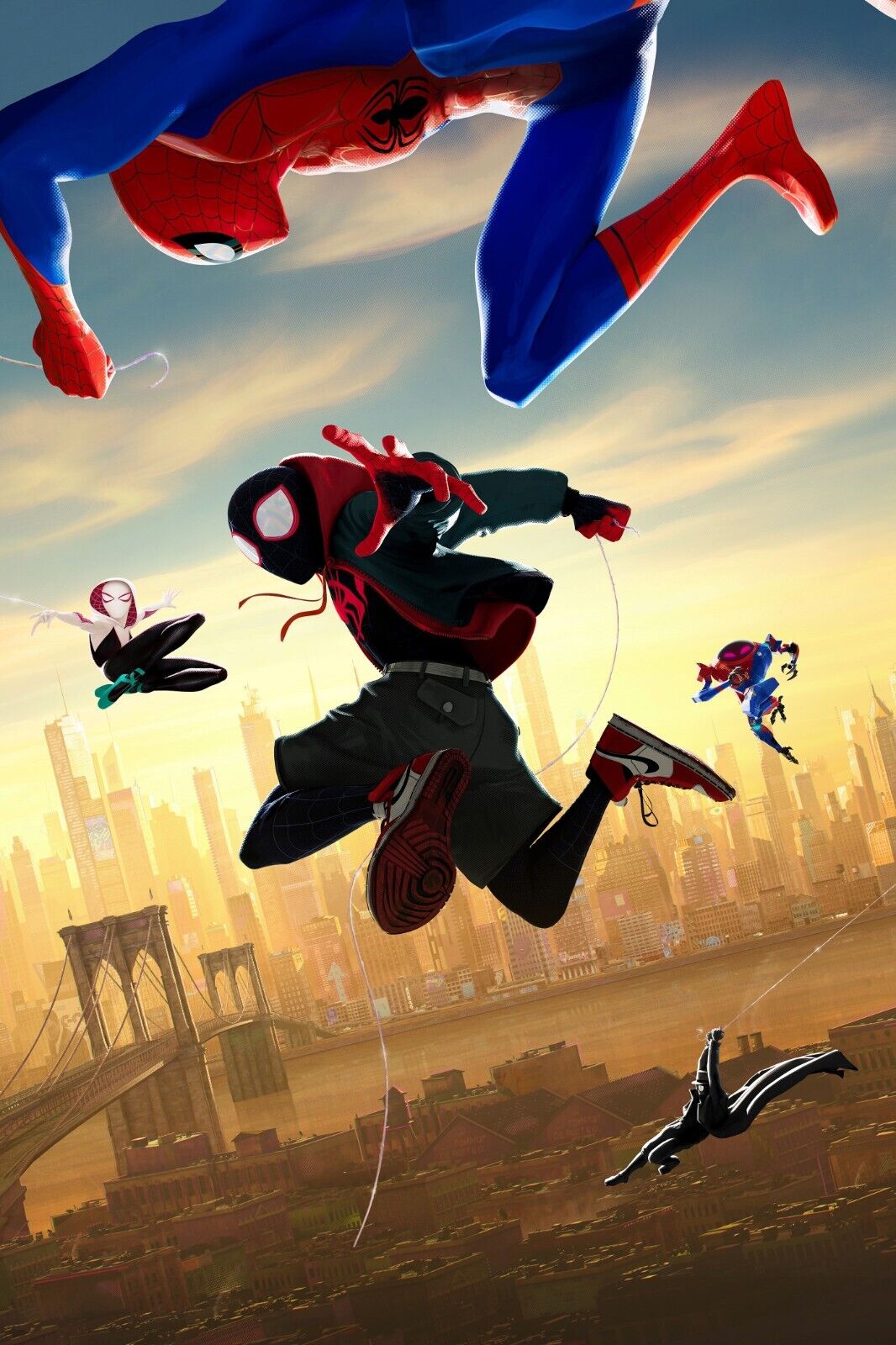 Spider-man Into The Spider-verse Movie Poster Animated Film Print