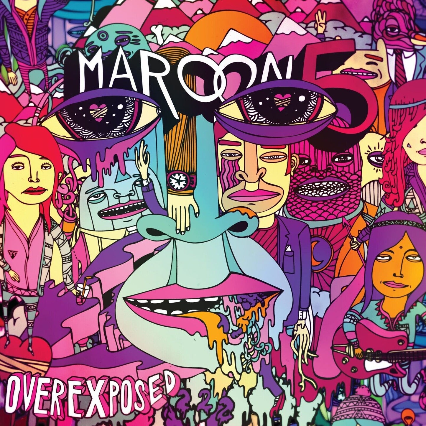 Maroon 5 Overexposed Album Cover Art Music Poster Pop Rock Wall Print