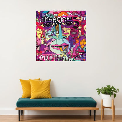 Maroon 5 Overexposed Album Cover Art Music Poster Pop Rock Wall Print