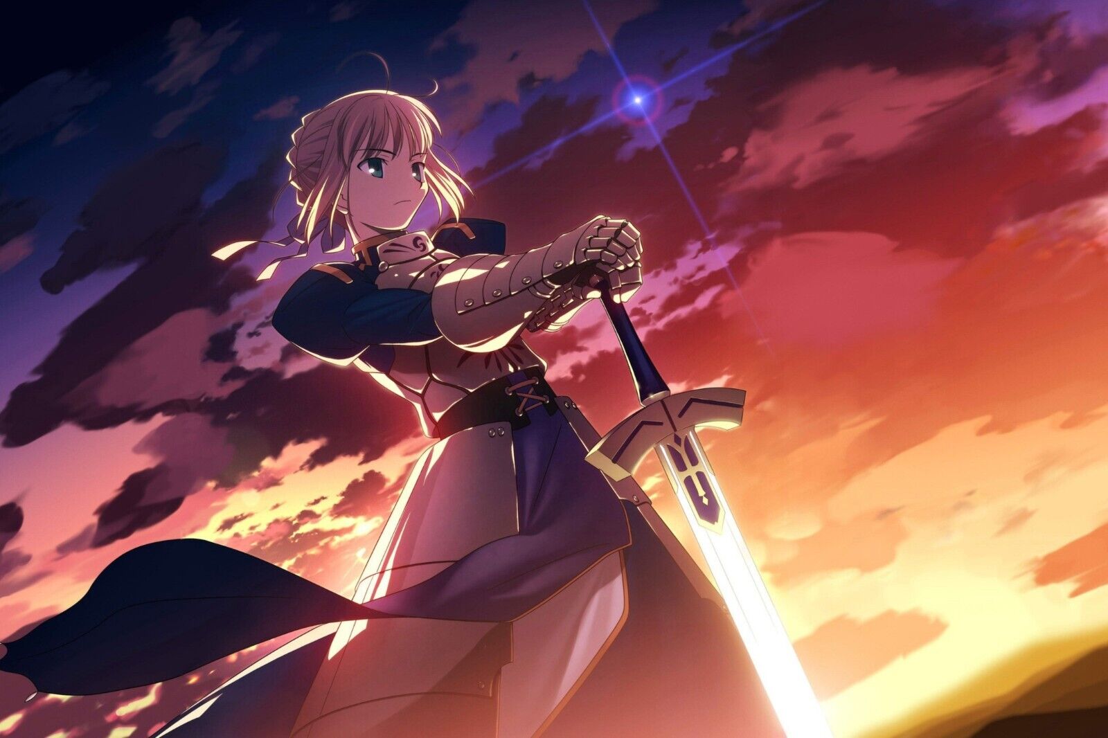Fate Series Anime Poster Japanese Animation Wall Art Fantasy Manga Print - xonomax