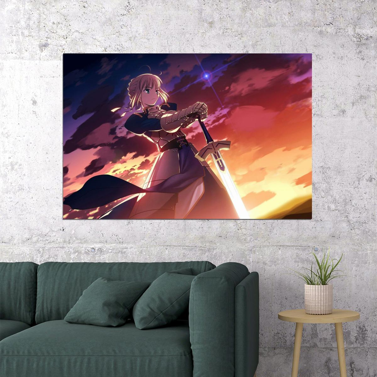 Fate Series Anime Poster Japanese Animation Wall Art Fantasy Manga Print - xonomax