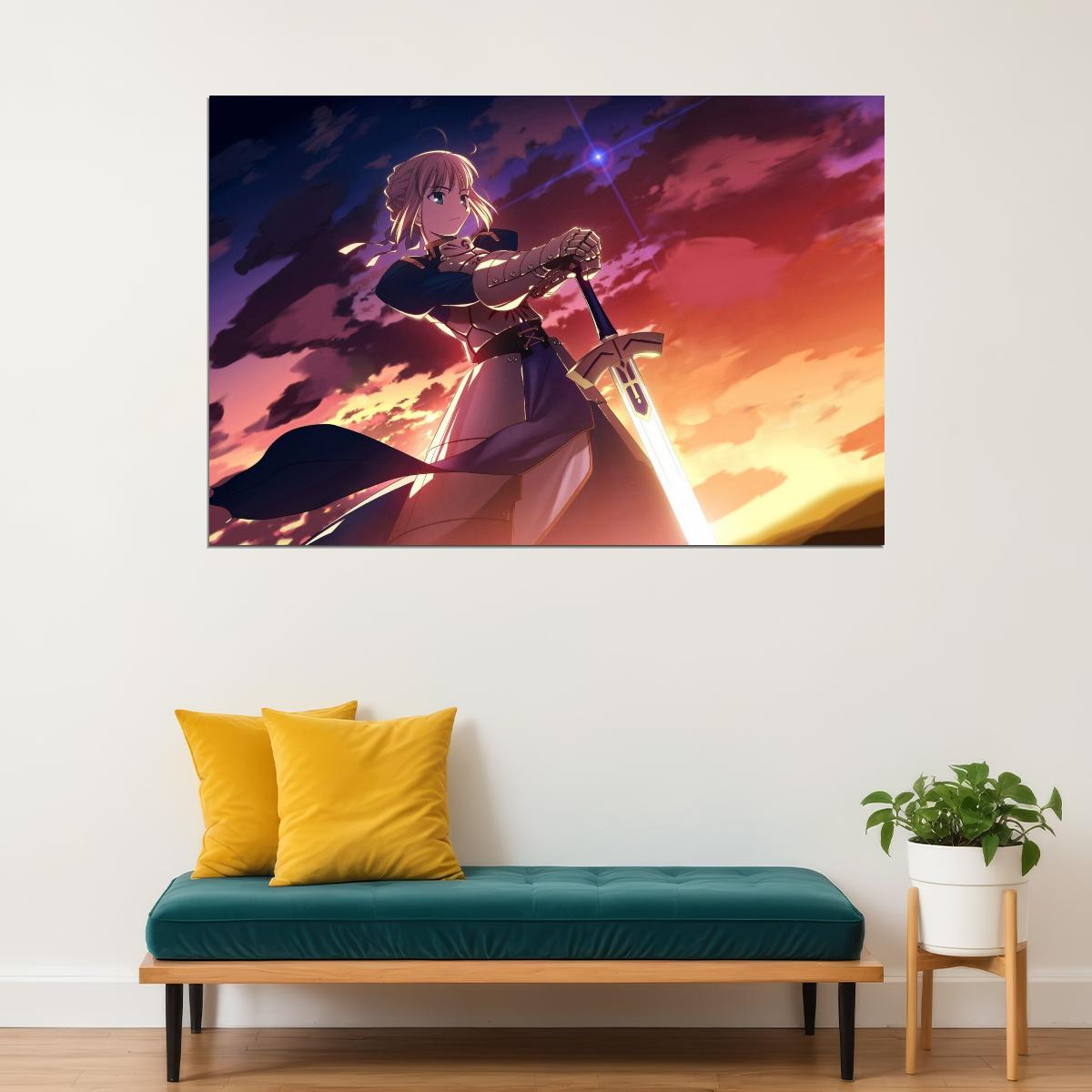 Fate Series Anime Poster Japanese Animation Wall Art Fantasy Manga Print - xonomax