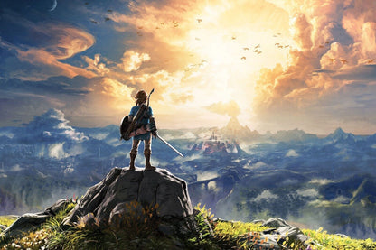 The Legend Of Zelda Breath Of The Wild Nintendo Video Game Poster