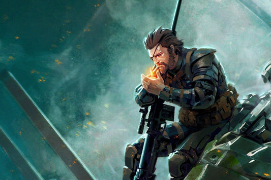 Metal Gear Solid Video Game Poster Gamer Wall Art