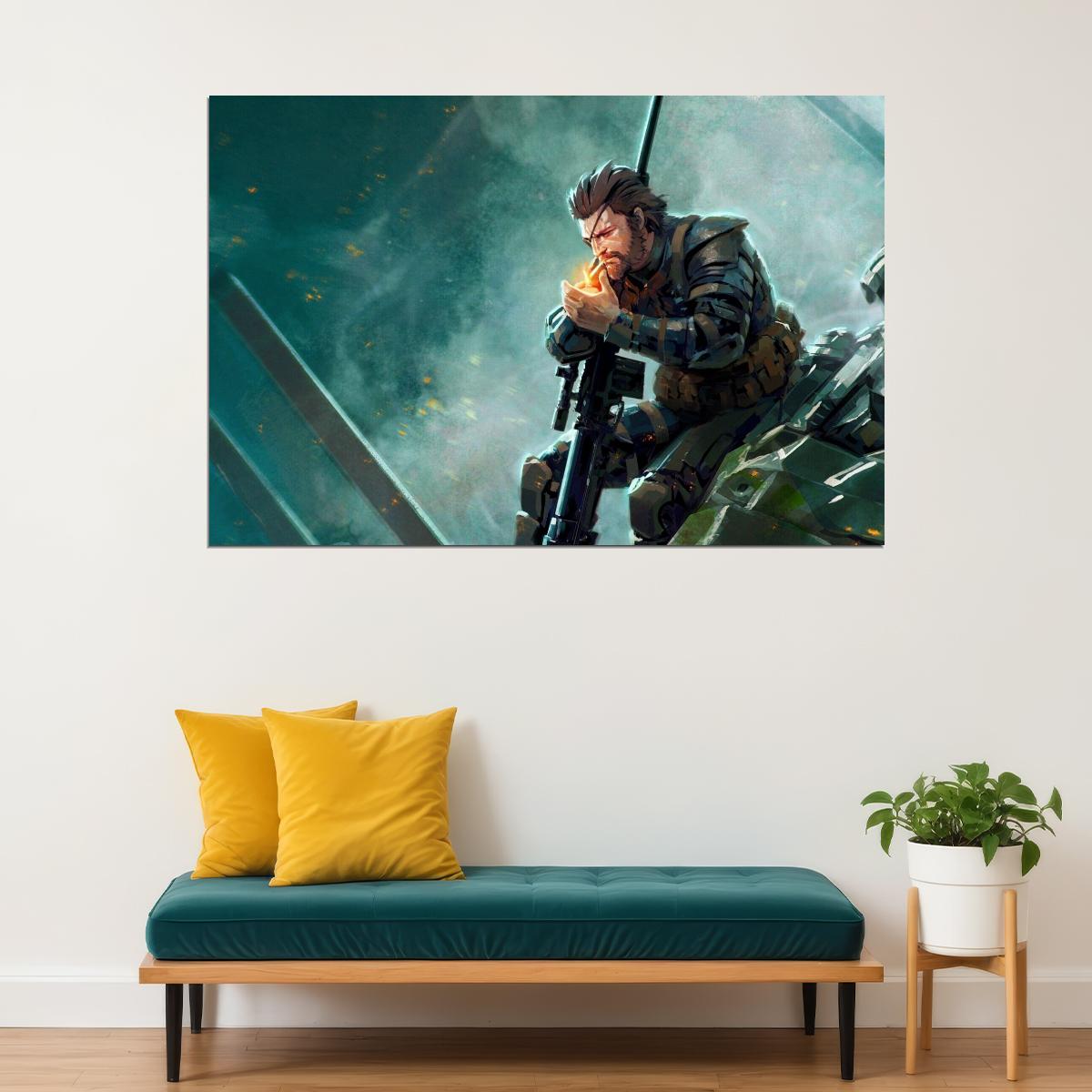 Metal Gear Solid Video Game Poster Gamer Wall Art