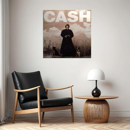 Johnny Cash Music Poster Country Legend Wall Art