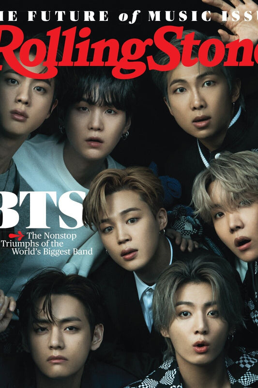 Rolling Stone Bts Magazine Cover K-pop Music Poster Wall Art Print