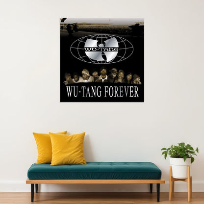 The Wu-tang Clan Wu-tang Forever Album Cover Art Rap Music Poster Iconic Hip Hop Group Print