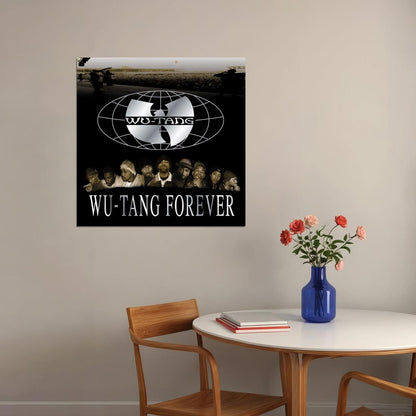 The Wu-tang Clan Wu-tang Forever Album Cover Art Rap Music Poster Iconic Hip Hop Group Print