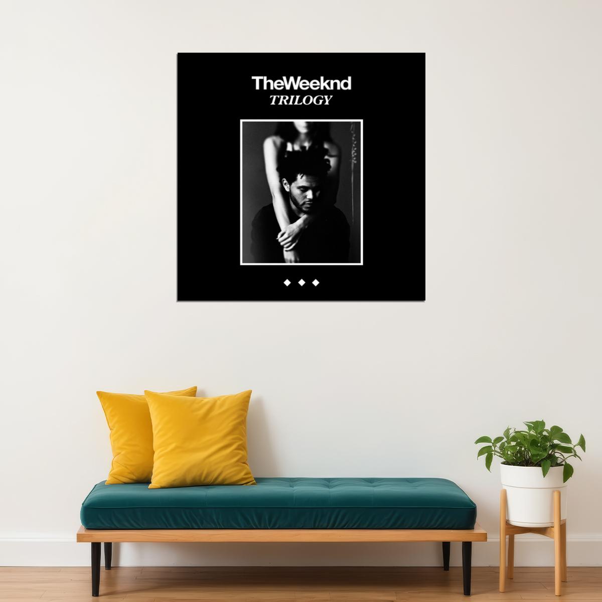 The Weeknd Trilogy Album Cover Art Music Poster Iconic R&b Artist Print