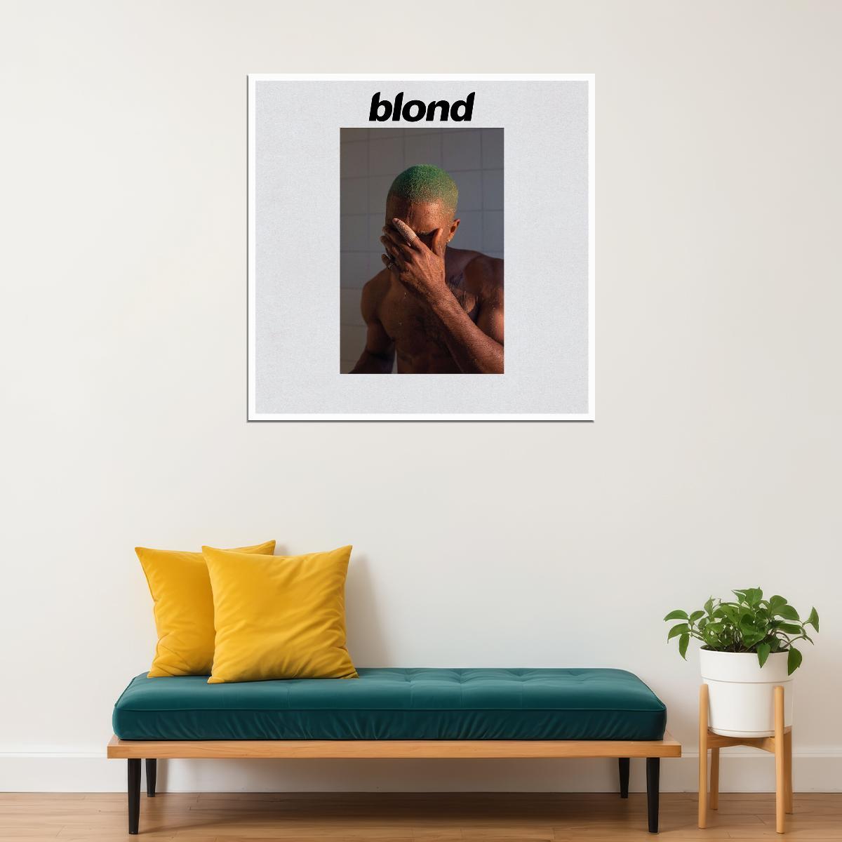 Frank Ocean Blond Album Cover Art R&b Music Poster Alternative Artist Print