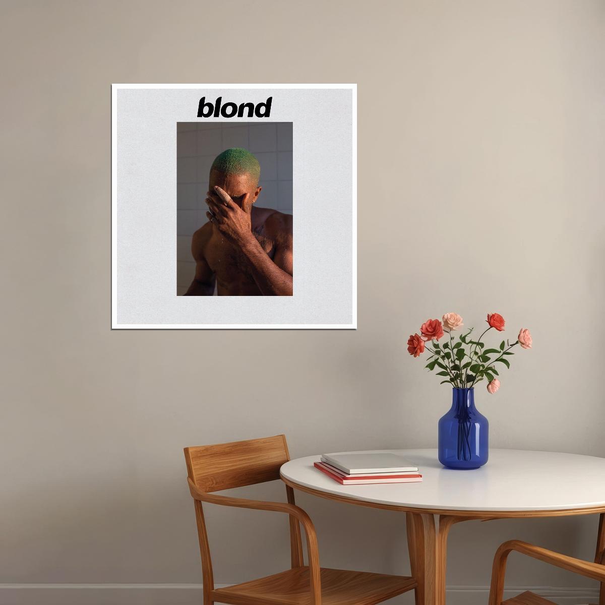 Frank Ocean Blond Album Cover Art R&b Music Poster Alternative Artist Print