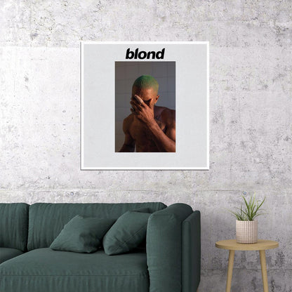 Frank Ocean Blond Album Cover Art R&b Music Poster Alternative Artist Print