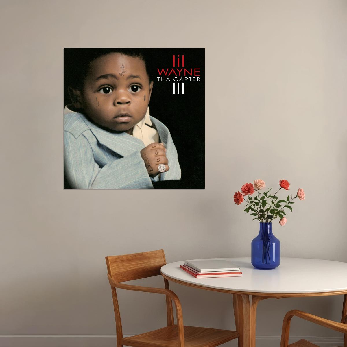 Lil Wayne Tha Carter Album Cover Art Rap Music Poster