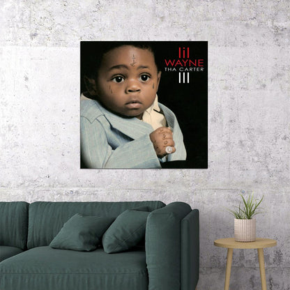 Lil Wayne Tha Carter Album Cover Art Rap Music Poster