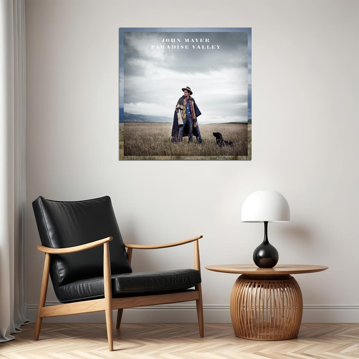 John Mayer Paradise Valley Album Cover Art Music Poster Pop Rock Wall Art