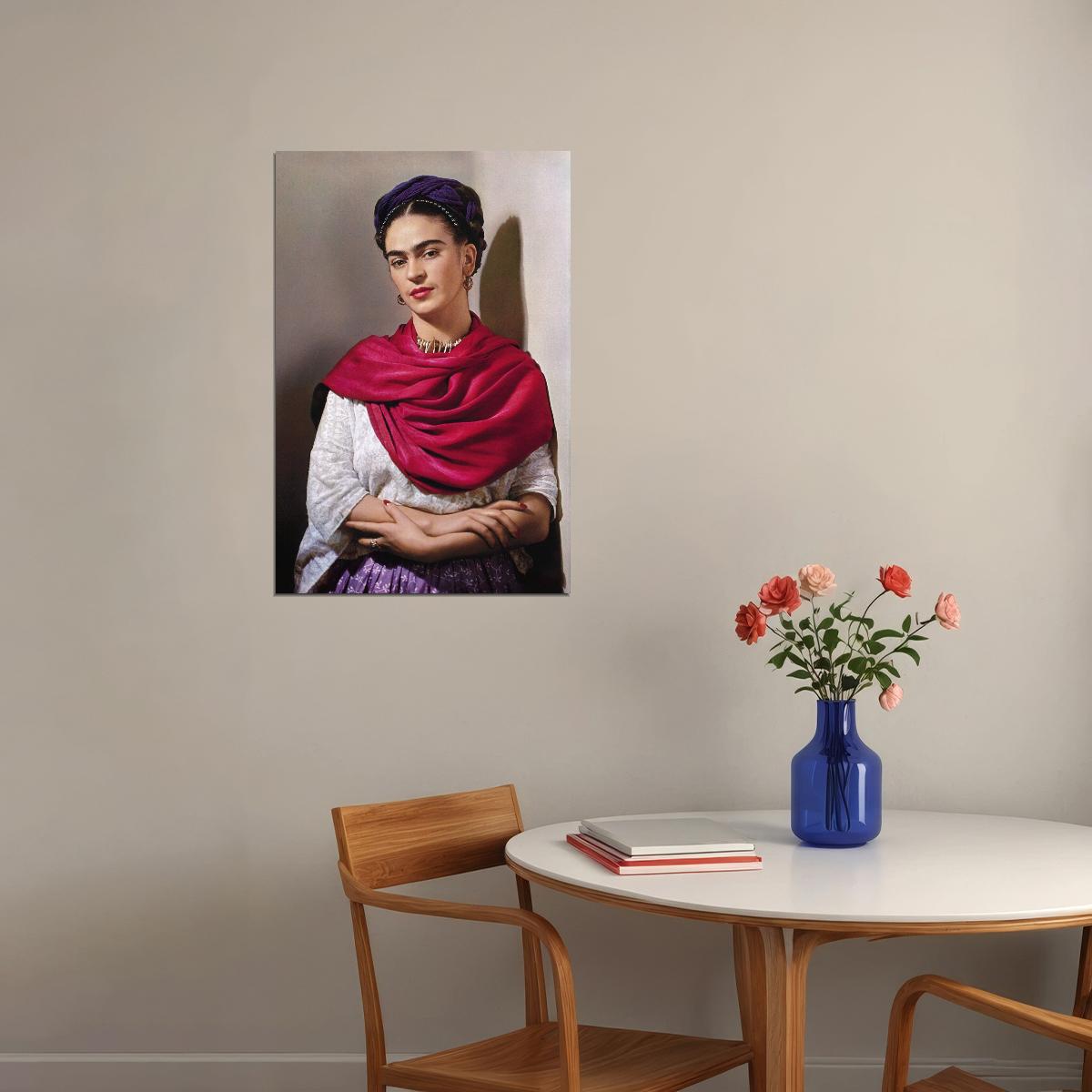 Frida Kahlo Art Poster Iconic Painter Wall Art Inspirational Artist Print