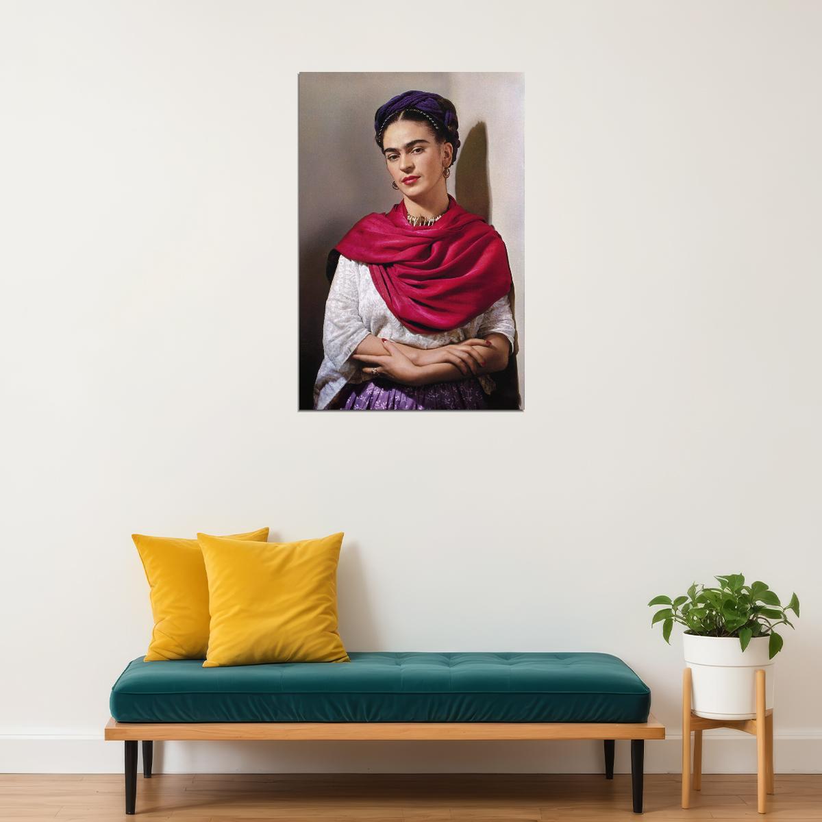 Frida Kahlo Art Poster Iconic Painter Wall Art Inspirational Artist Print