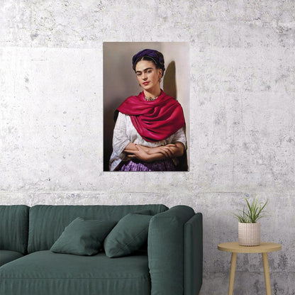 Frida Kahlo Art Poster Iconic Painter Wall Art Inspirational Artist Print