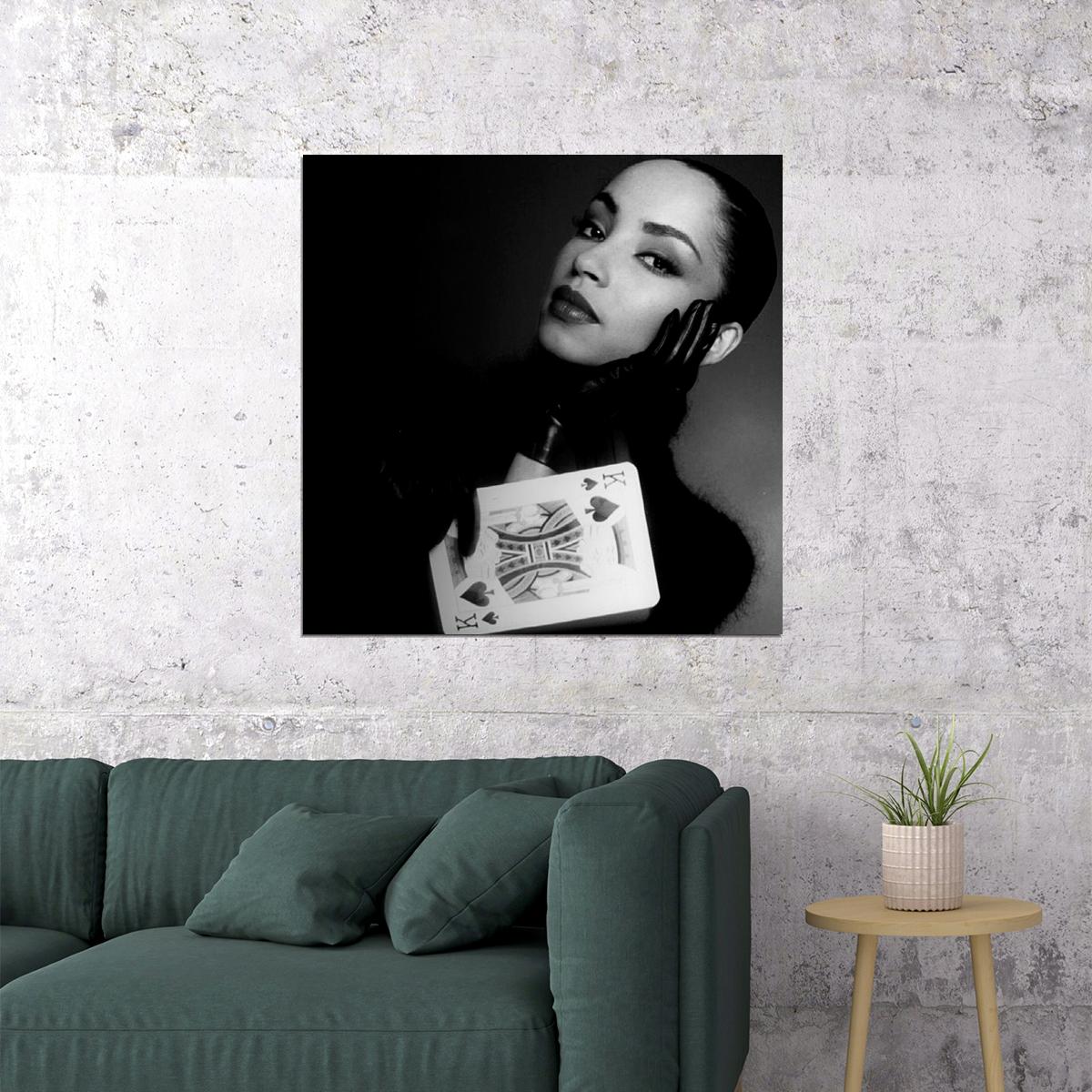 Sade Music Poster Famous Singer 1980s 1990s Wall Print