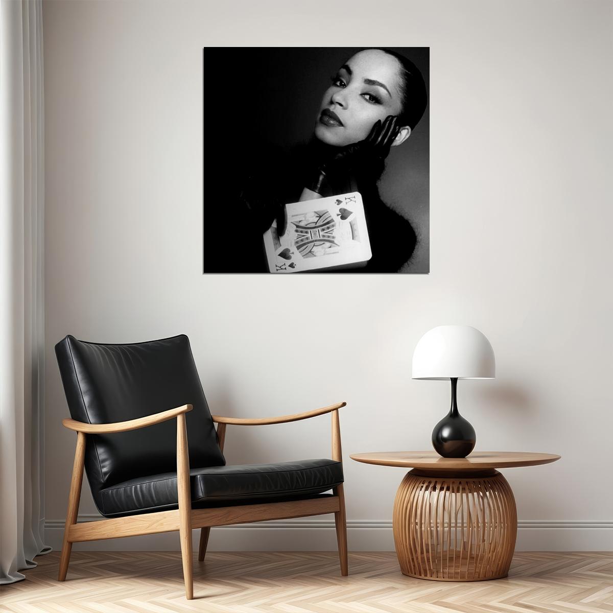 Sade Music Poster Famous Singer 1980s 1990s Wall Print