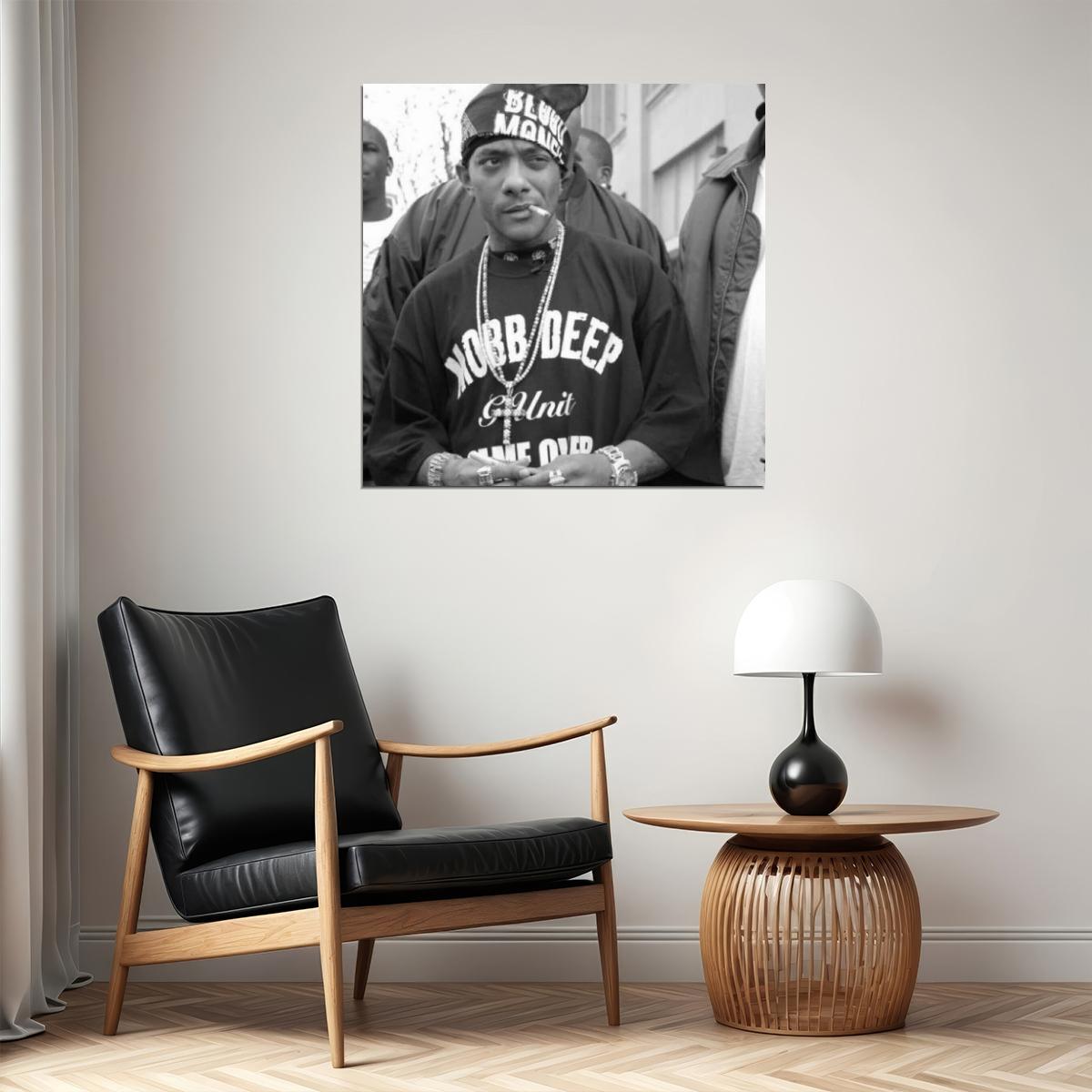 Mobb Deep Prodigy Music Poster Hip-hop Rap Band Wall Print