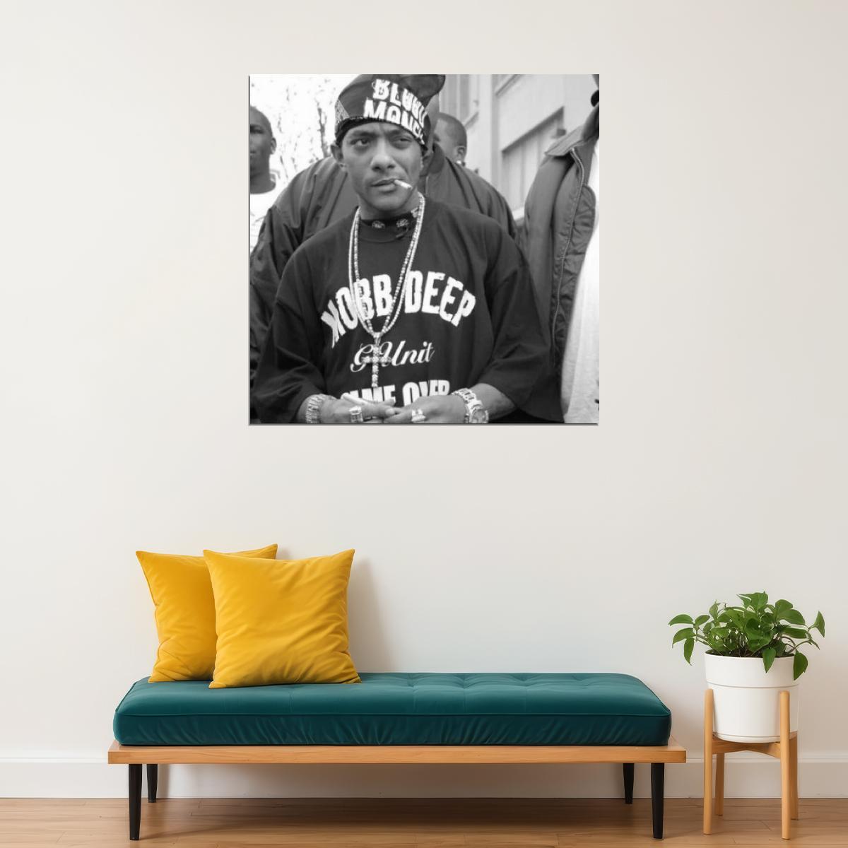 Mobb Deep Prodigy Music Poster Hip-hop Rap Band Wall Print