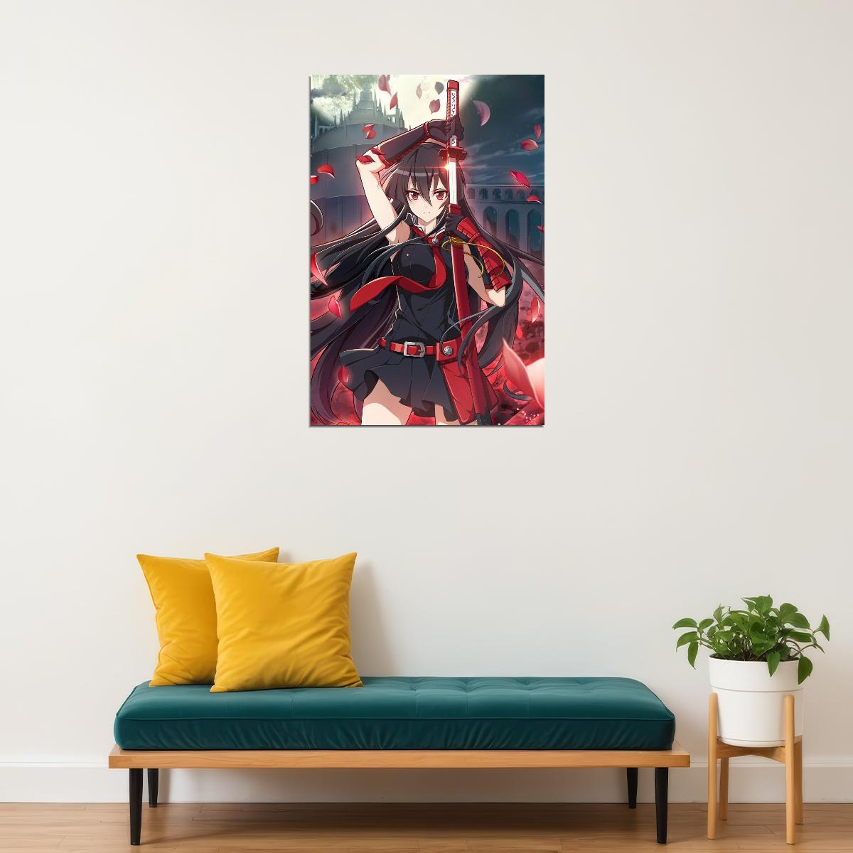 Akame Ga Kill! Anime Poster Japanese Animation Wall Art Manga Series Print - xonomax