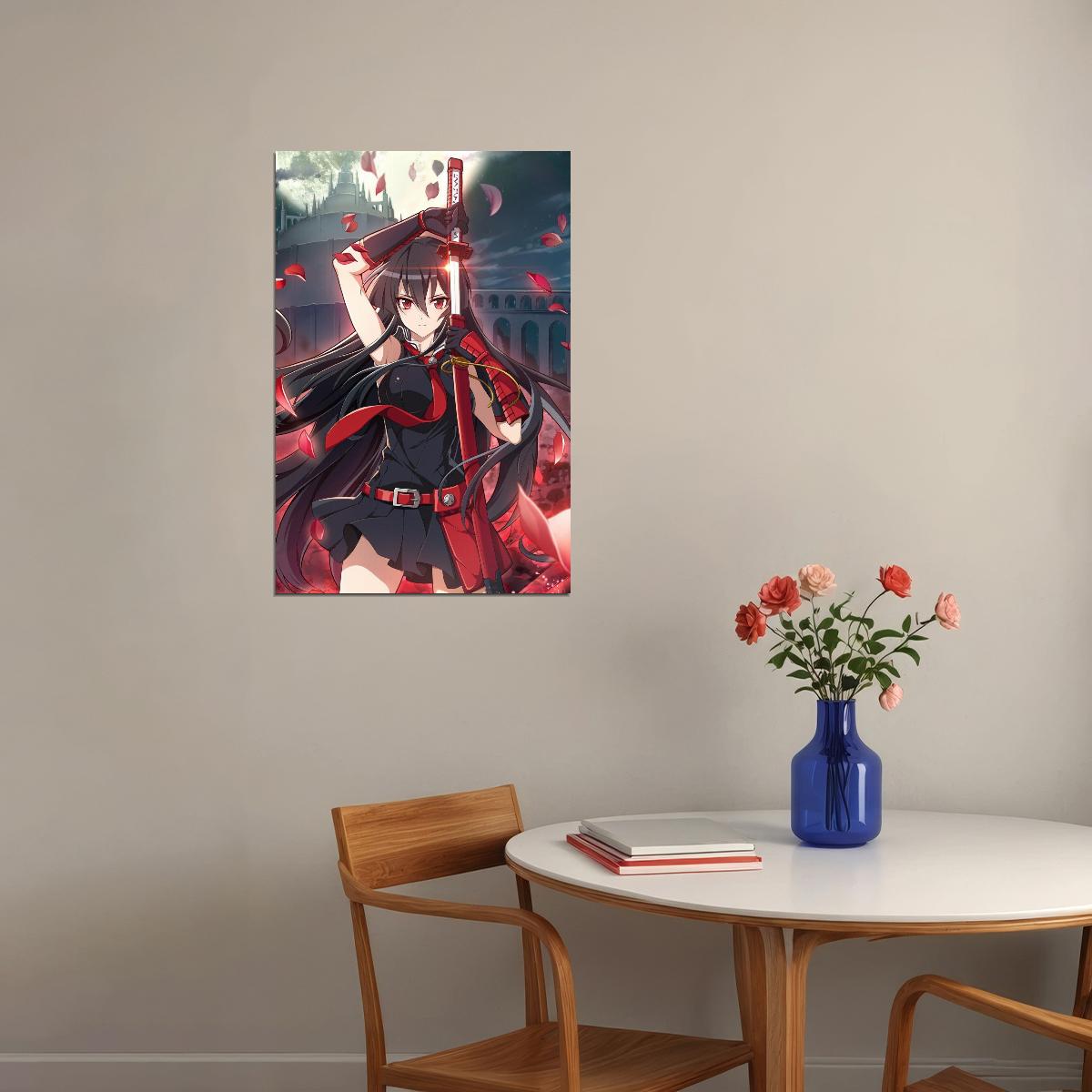 Akame Ga Kill! Anime Poster Japanese Animation Wall Art Manga Series Print - xonomax