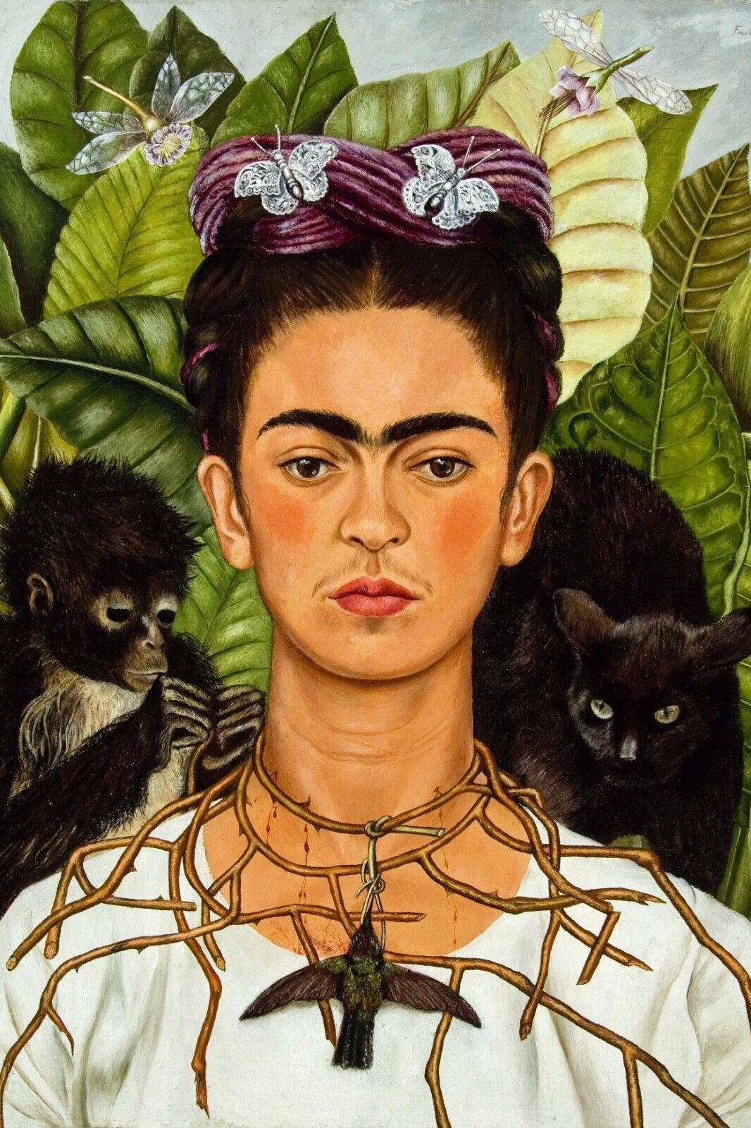 Frida Kahlo Art Poster Iconic Painter Wall Art Inspirational Artist Print