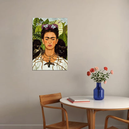 Frida Kahlo Art Poster Iconic Painter Wall Art Inspirational Artist Print