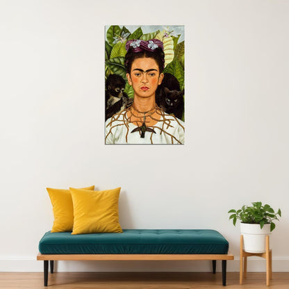 Frida Kahlo Art Poster Iconic Painter Wall Art Inspirational Artist Print