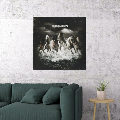 Awolnation Run Album Cover Art Alternative Rock Music Poster Band Music Print