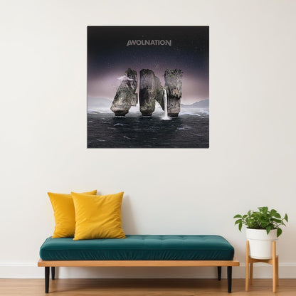 Awolnation Megalithic Symphony Album Cover Art Alternative Rock Music Poster Band Music Print