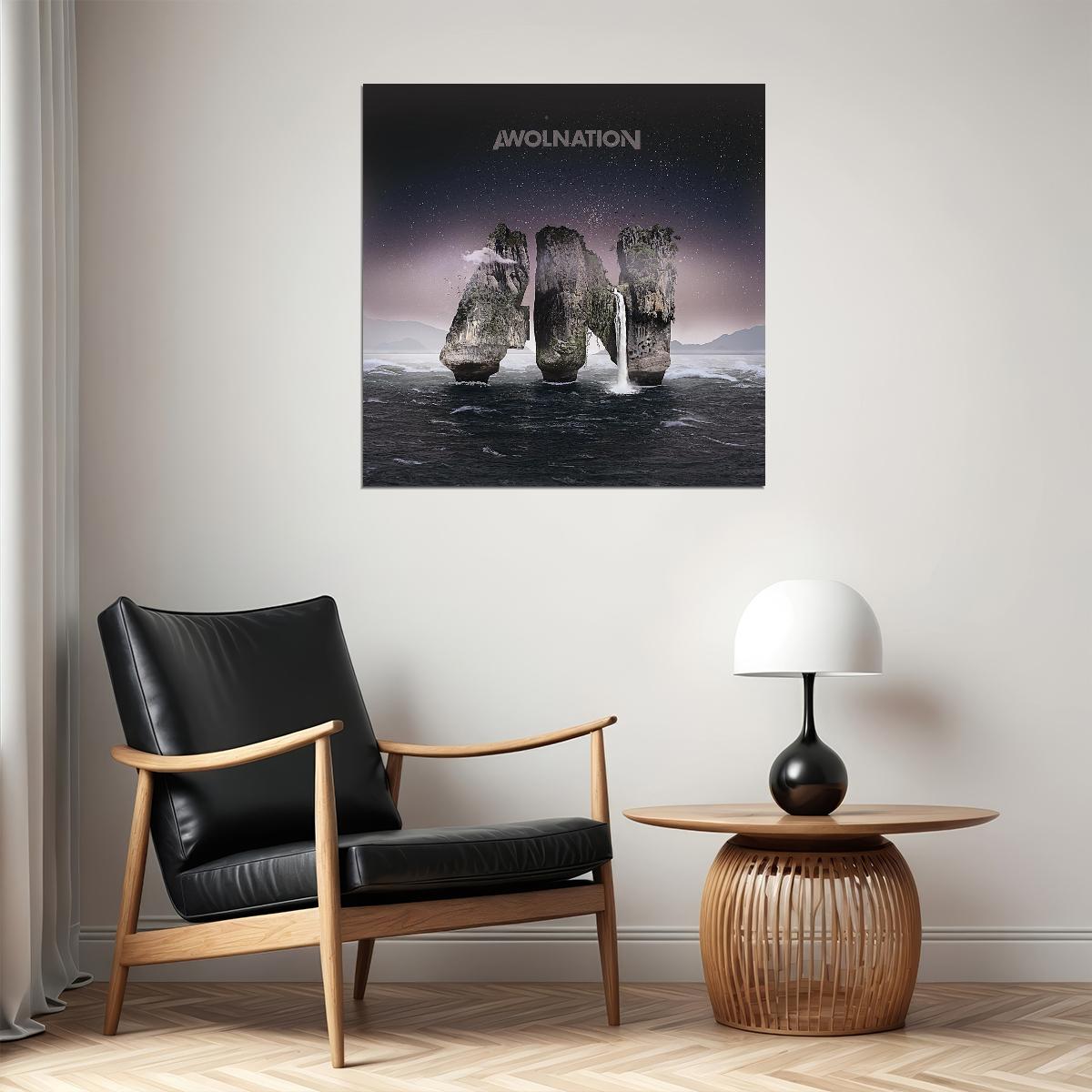 Awolnation Megalithic Symphony Album Cover Art Alternative Rock Music Poster Band Music Print