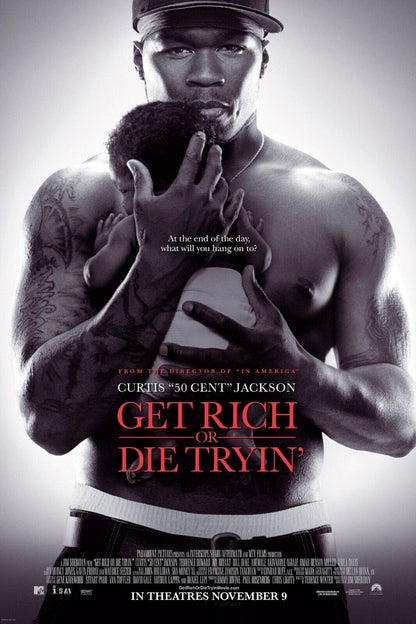 50 Cent Get Rich Or Die Tryin' Hip-hop Music Poster Rap Artist Music Print