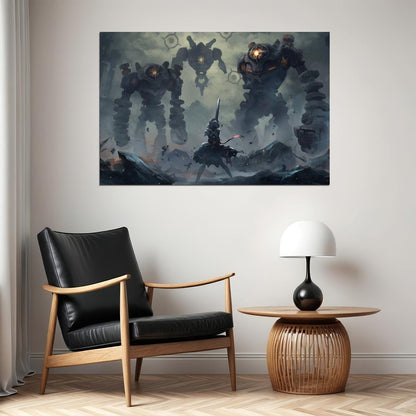 Genshin Impact Video Game Poster Action Rpg Wall Art Fantasy Adventure Print