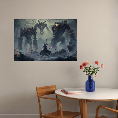 Genshin Impact Video Game Poster Action Rpg Wall Art Fantasy Adventure Print