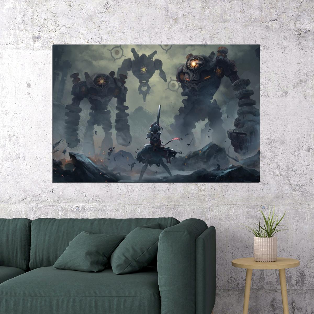 Genshin Impact Video Game Poster Action Rpg Wall Art Fantasy Adventure Print