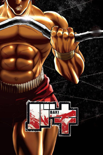 Baki The Grappler Anime Poster Japanese Animation Wall Art Martial Arts Manga Print