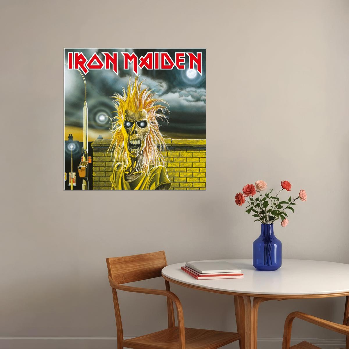 Iron Maiden Album Cover Art Heavy Metal Music Poster Rock Band Music Print