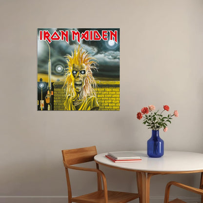 Iron Maiden Album Cover Art Heavy Metal Music Poster Rock Band Music Print