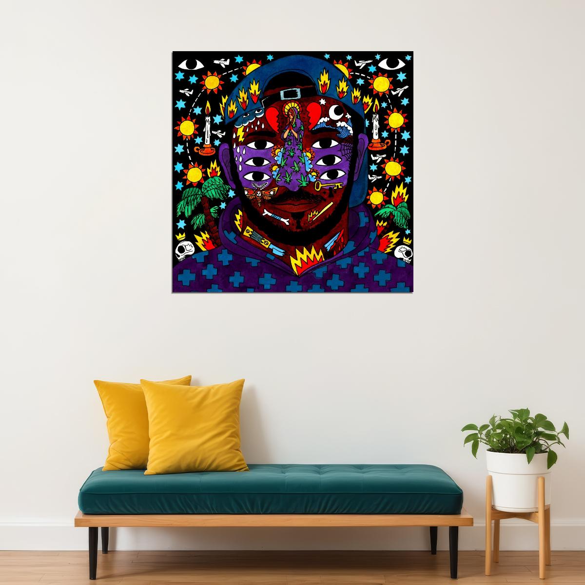 Kaytranada Music Poster Album Cover Art Wall Print