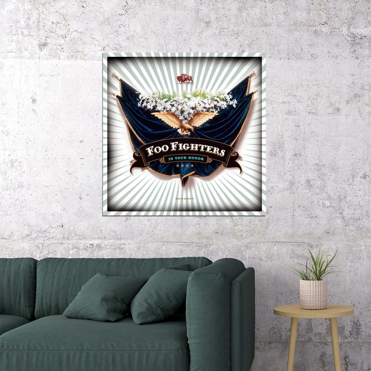 Poster - Foo Fighters In Your Honor Album Cover Art Rock Music