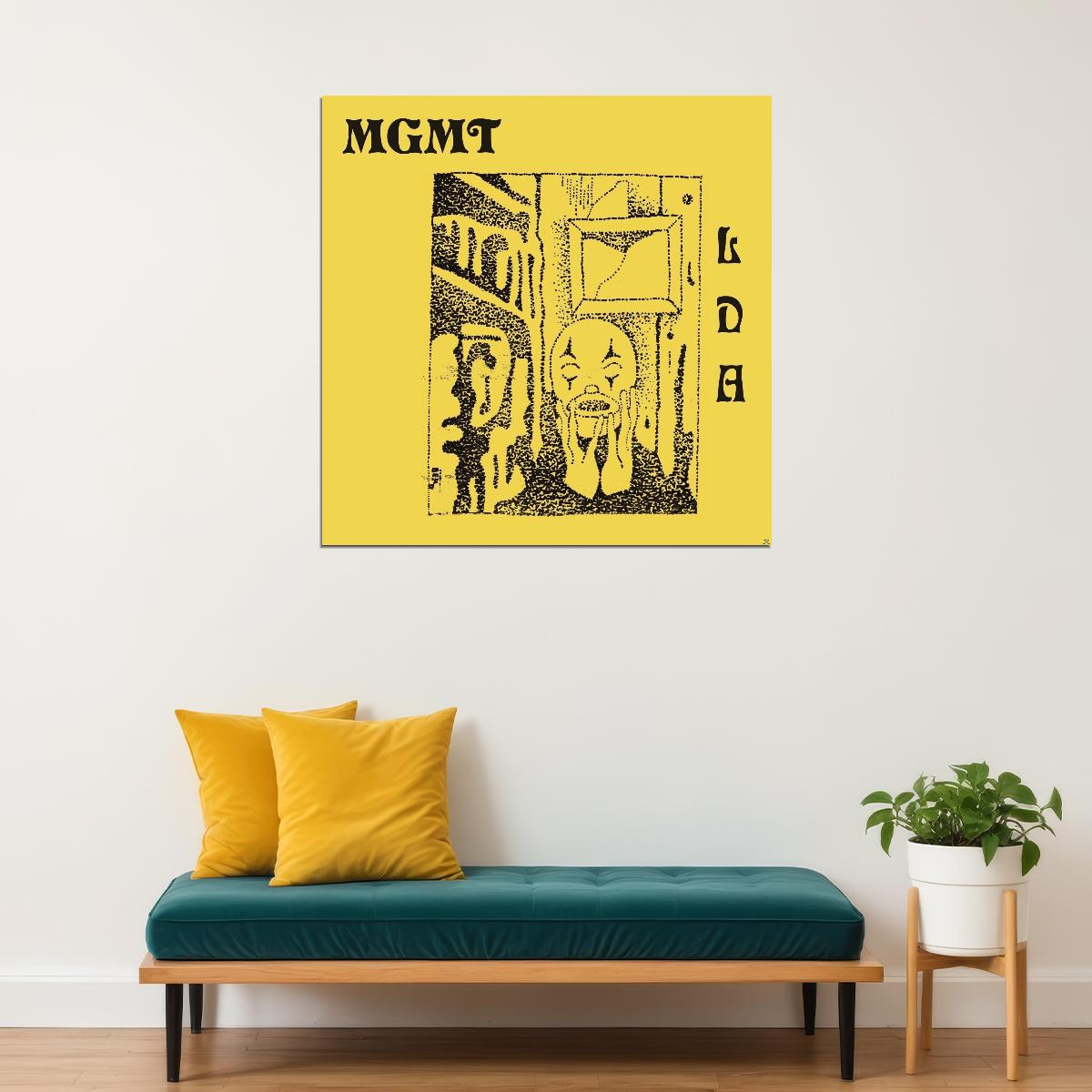 Mgmt Little Dark Age Album Cover Art Music Poster Indie Rock Wall Print