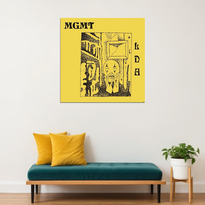 Mgmt Little Dark Age Album Cover Art Music Poster Indie Rock Wall Print