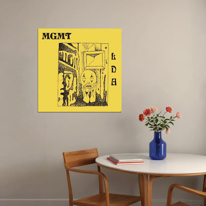 Mgmt Little Dark Age Album Cover Art Music Poster Indie Rock Wall Print