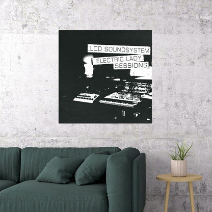 Lcd Soundsystem Electric Lady Sessions Album Cover Art Music Poster Electronic Rock Wall Print