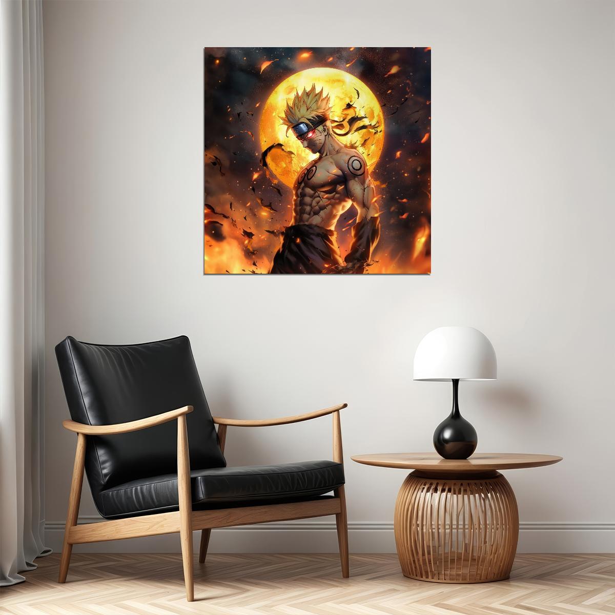 Naruto Sizes Anime Poster Japanese Manga Art Wall Print