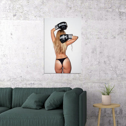 Kate Moss Fashion Model Poster Iconic Wall Art